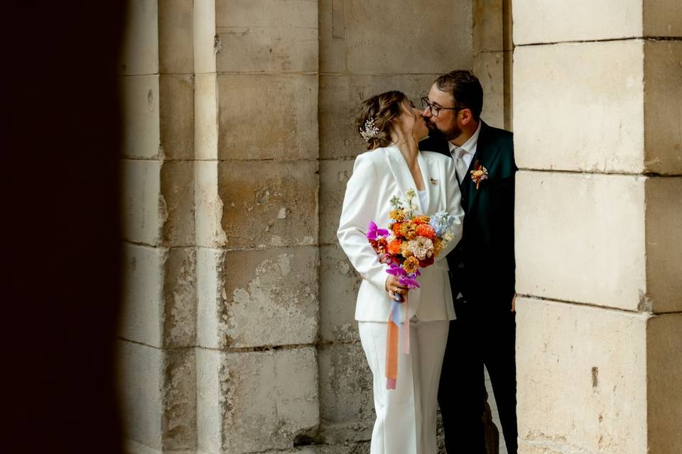 Photo des mariés