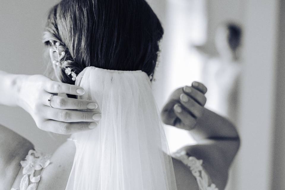 Preparatif de la mariée