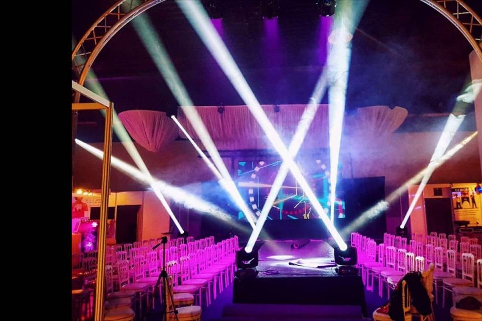 Piste de danse led