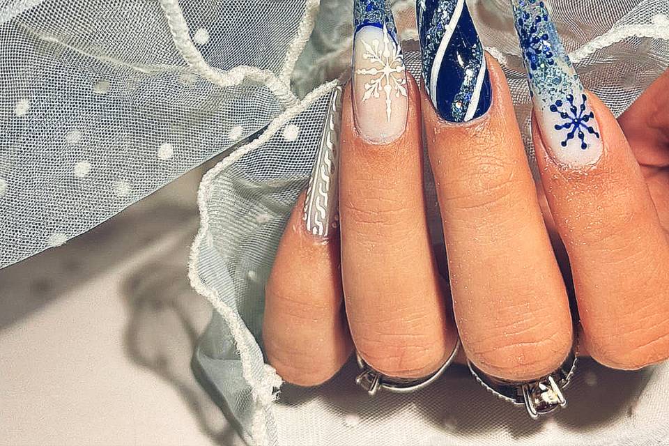 Nail art hiver