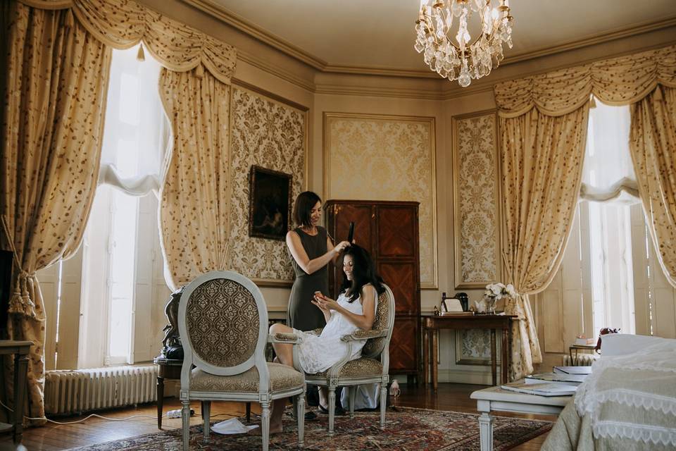 Préparatif mariée