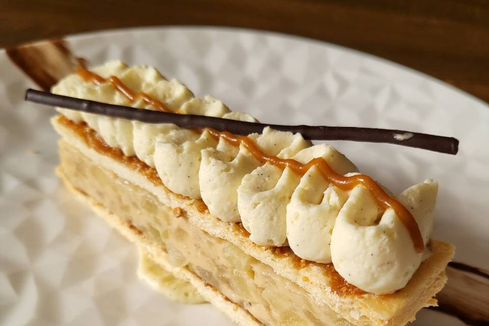 Millefeuille pommes/vanille