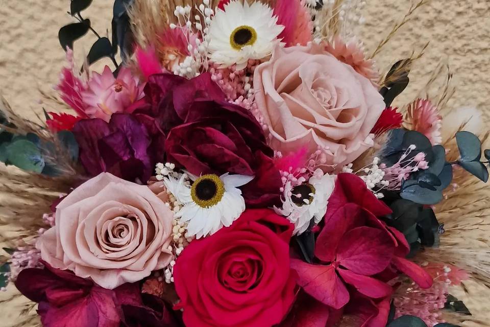 Rose and White