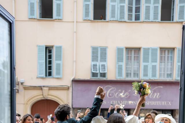 Sortie des mariés