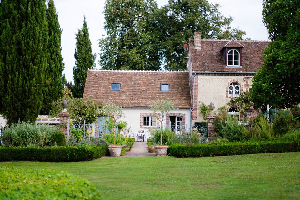 Vue sur les gîtes