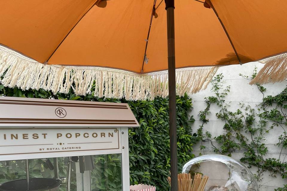 Bar à barbe à papa et Pop corn