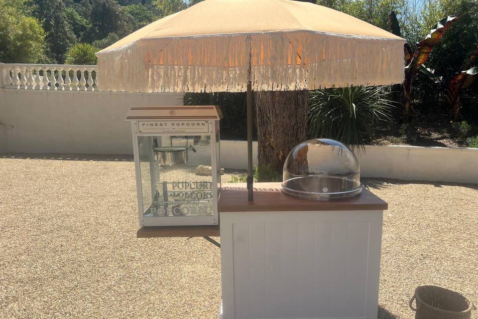 Bar à barbe à papa et Pop corn