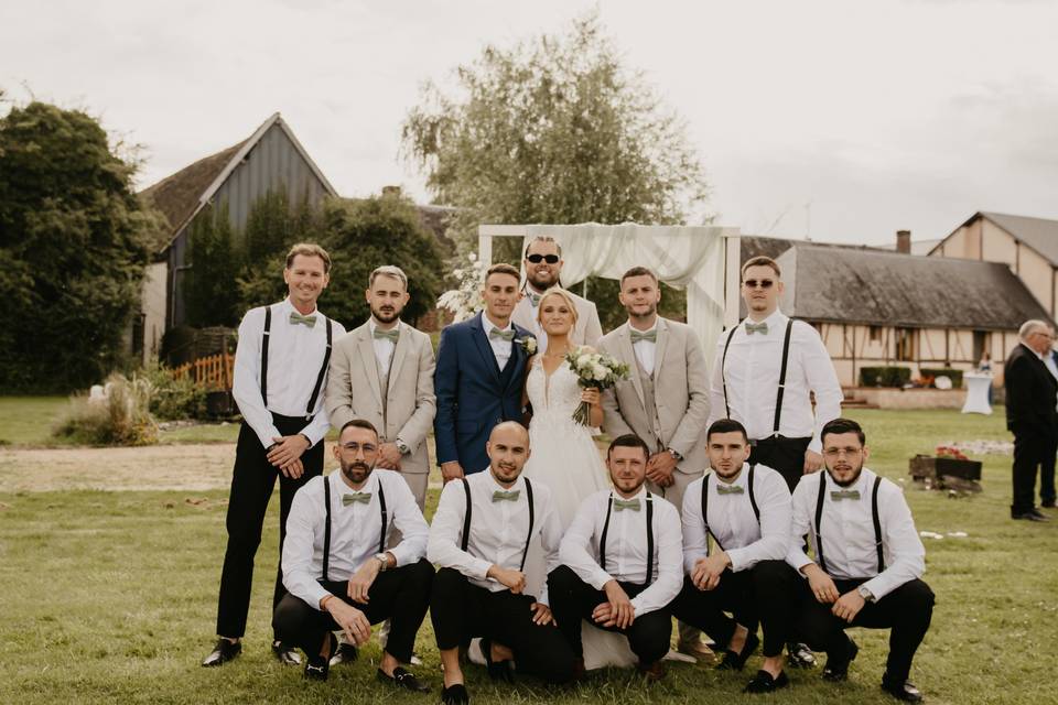 Photo de groupe homme