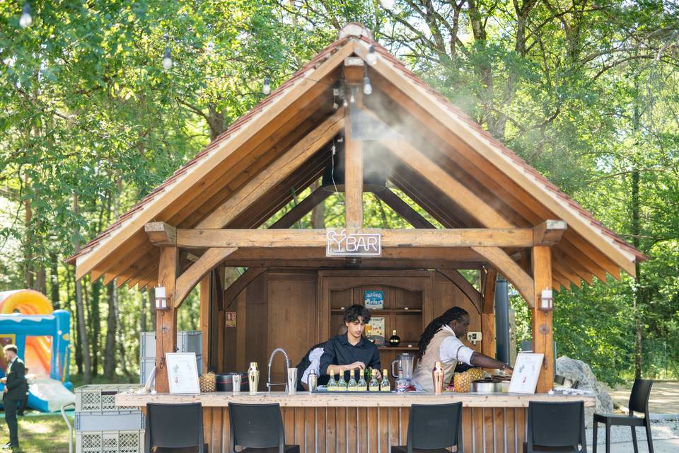 Kiosque bar bois