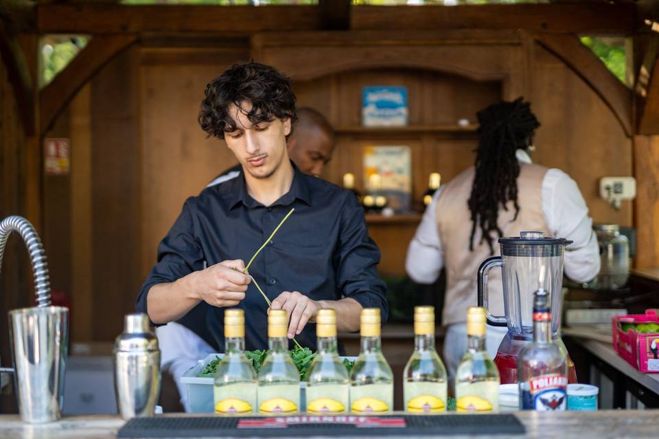 Préparation cocktail