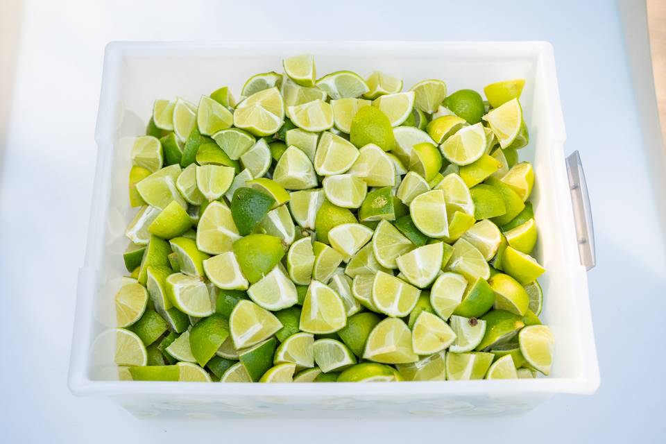 Tranches citron vert