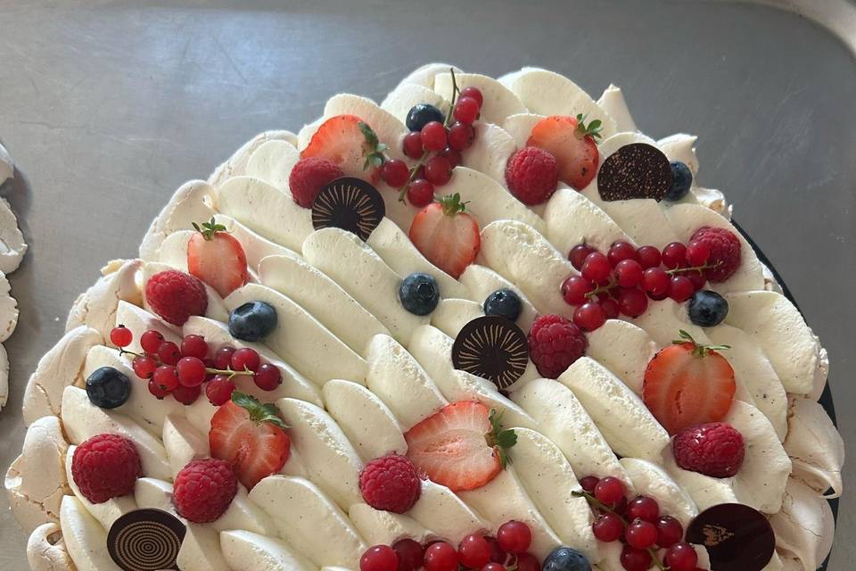 Pavlova fruits rouges