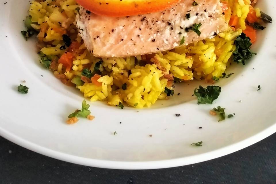 Filet de saumon aux agrumes