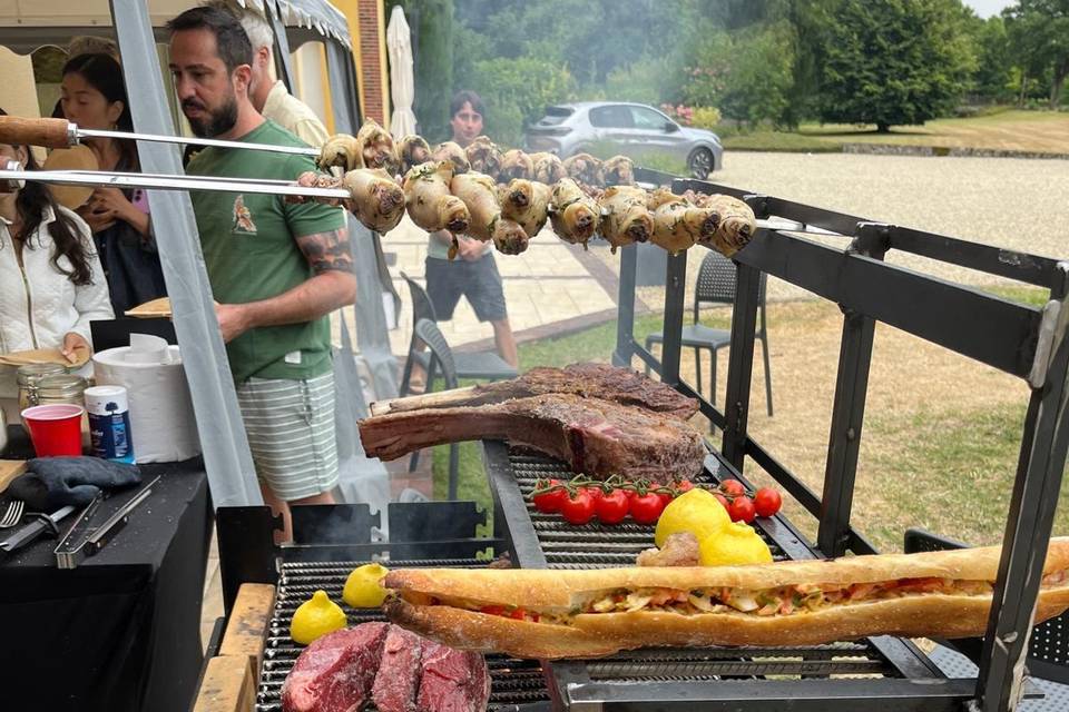 Chef barbecue brésilien