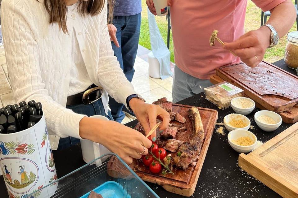 Chef barbecue brésilien