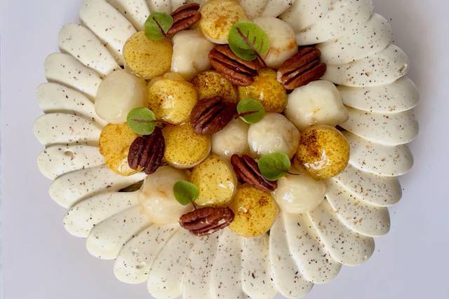 Tarte poire pecan