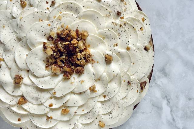 Tarte noix vanille