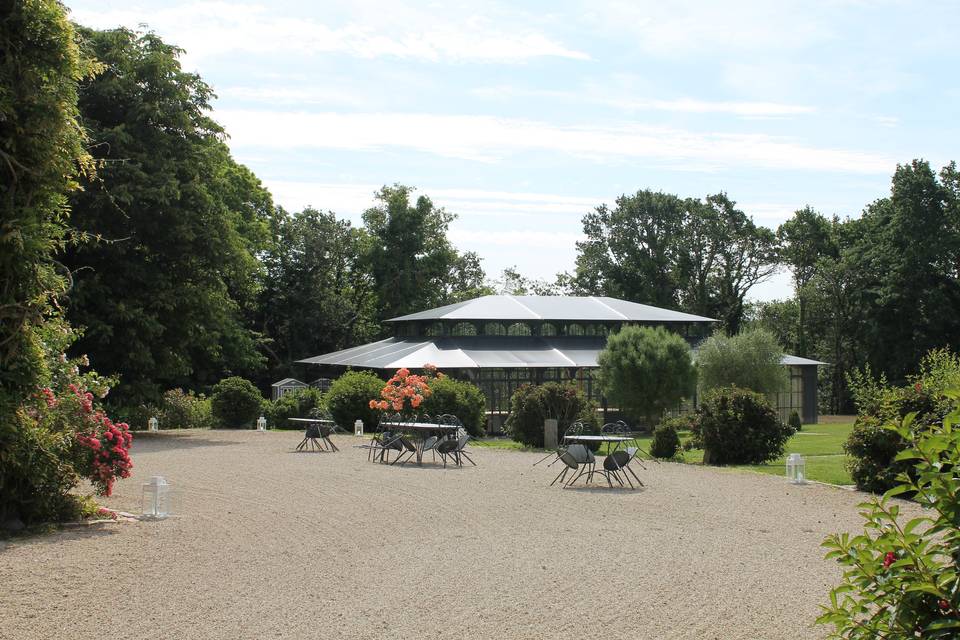 La terrasse et l'orangerie