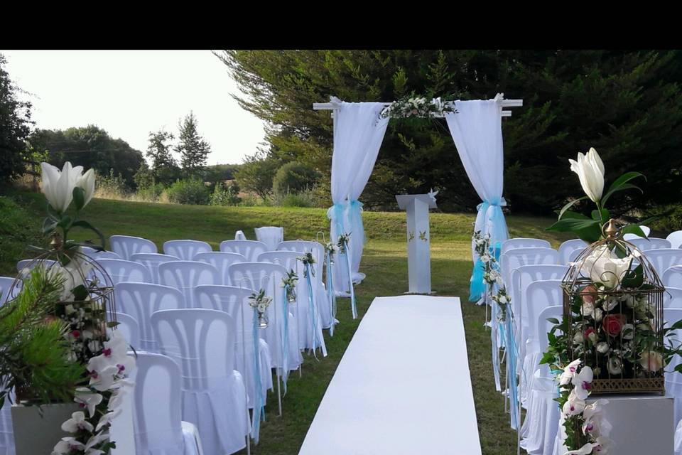 Decoration mariage laique