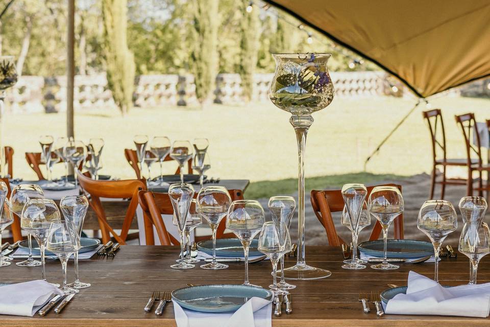 Table en extérieur