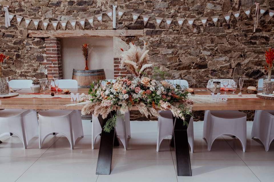 Table des mariés