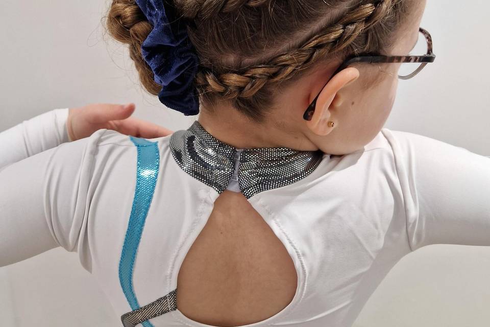 Coiffure pour competition gym