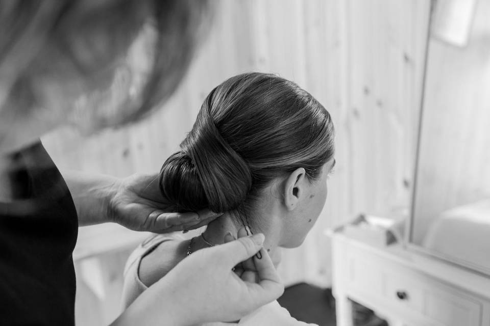 Coiffure elegante