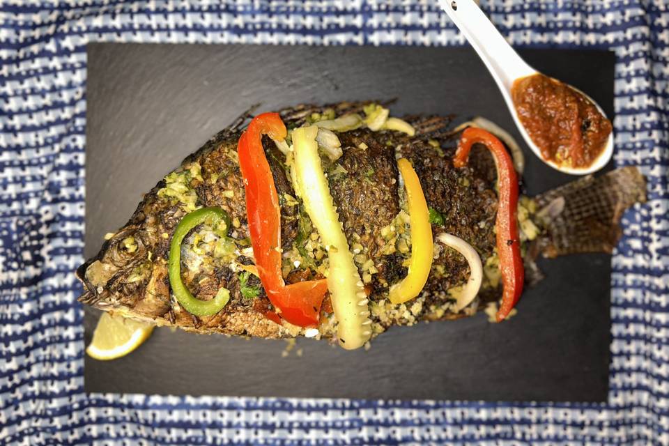 Poisson braisé
