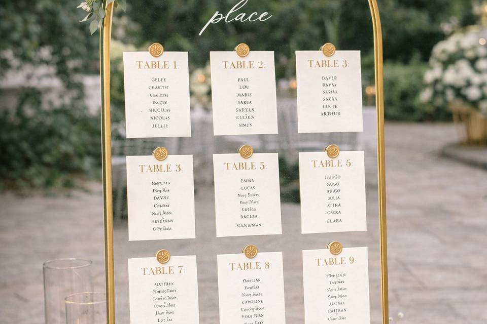 Plan de table