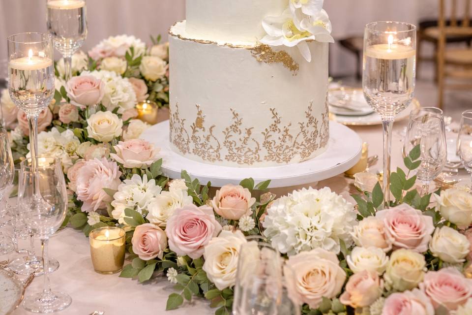 Flower Wedding cake