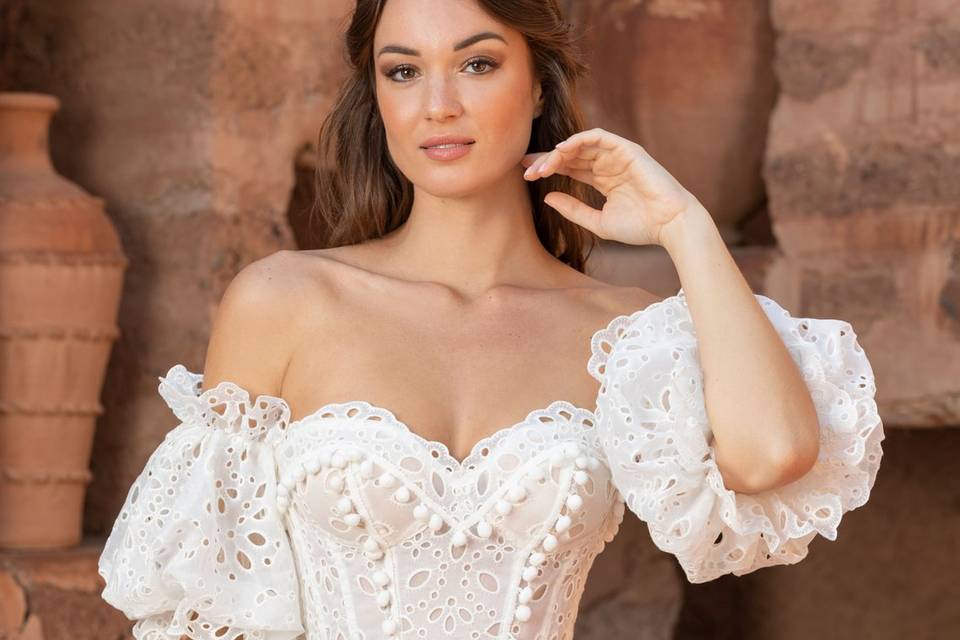 Robe bohême bustier