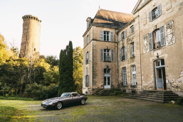 Façade avant du château