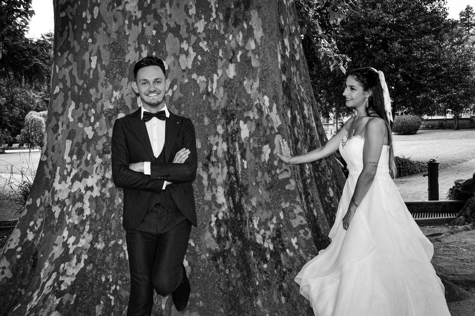 Photo Mariage noir et blanc