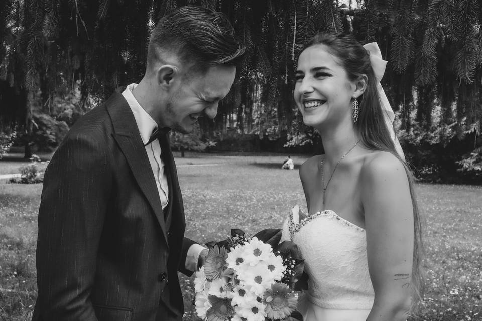 Photo Mariage noir et blanc