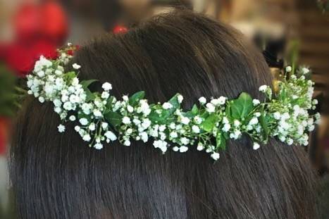 Couronne de gypsophile