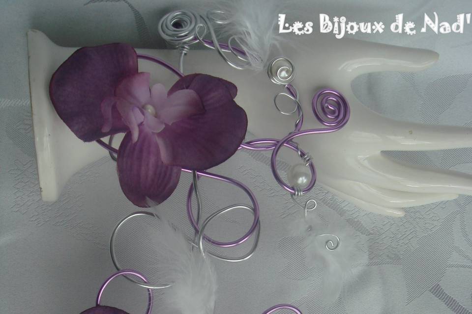 Bouquet-cascade (violet)