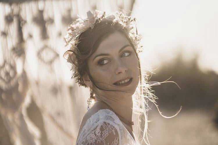 Mariage bohème à la plage