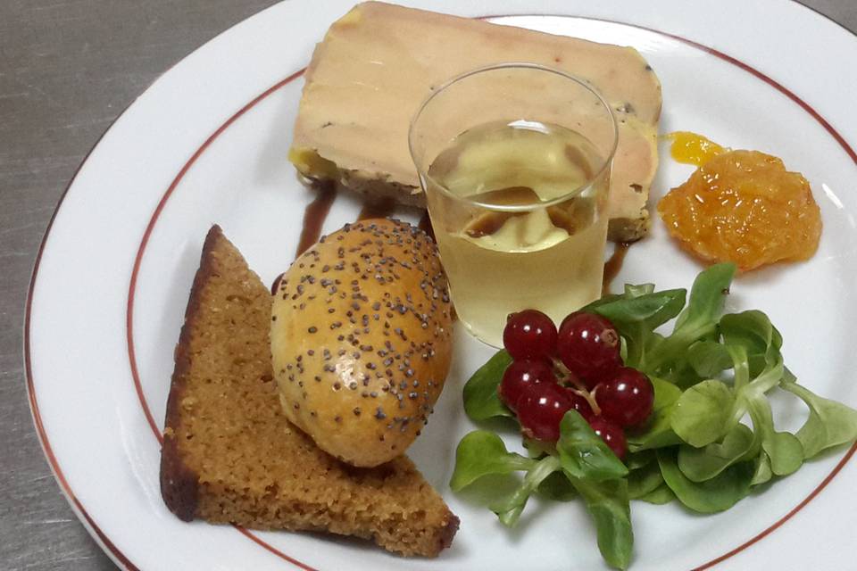 Foie gras et marmelade corse
