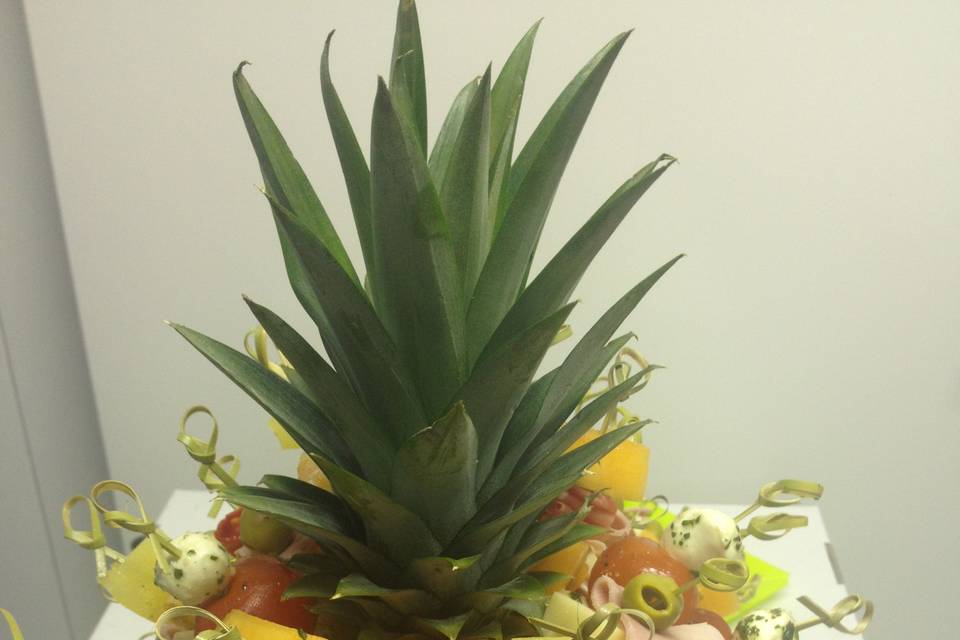 Ananas en Brochettes