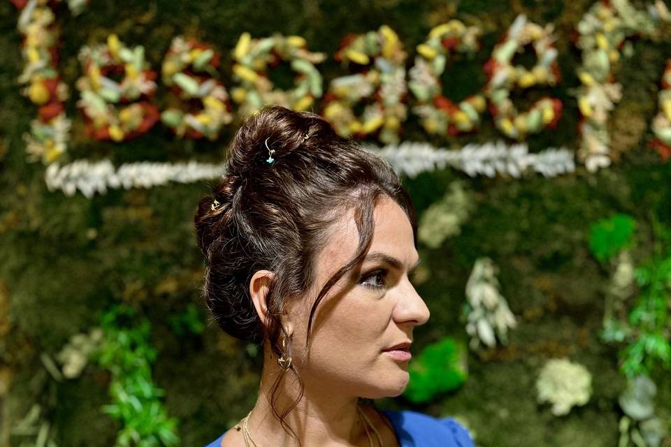 Chignon bohème