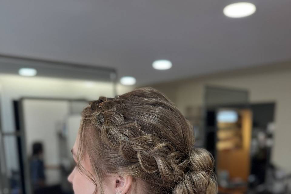 Chignon bas flou