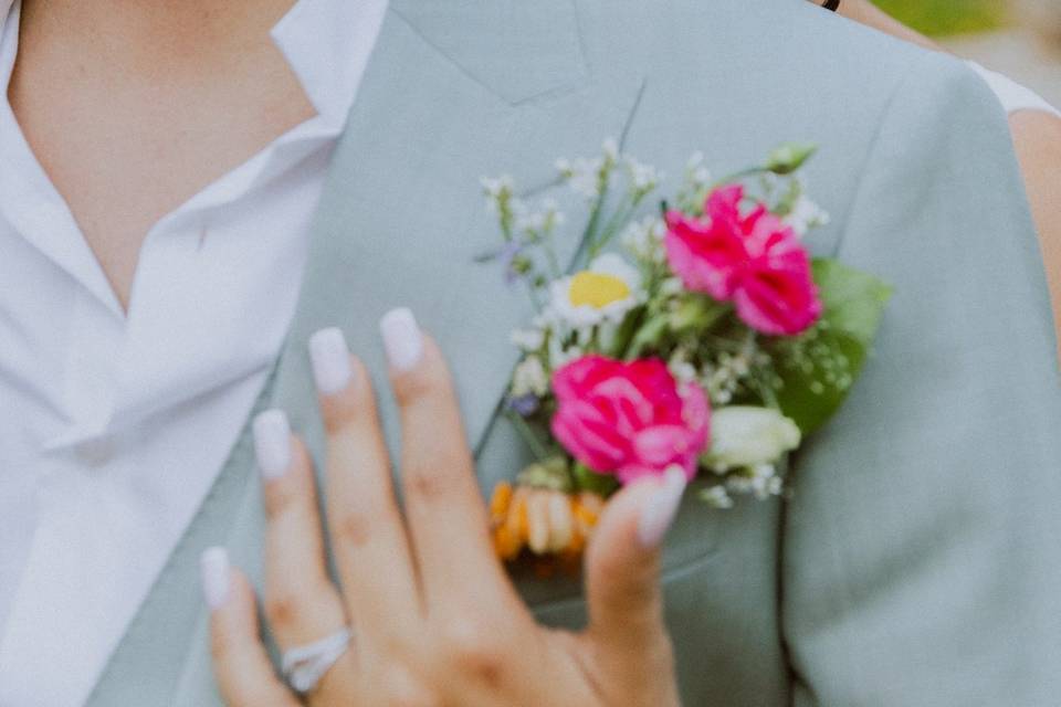Le regard de la mariée