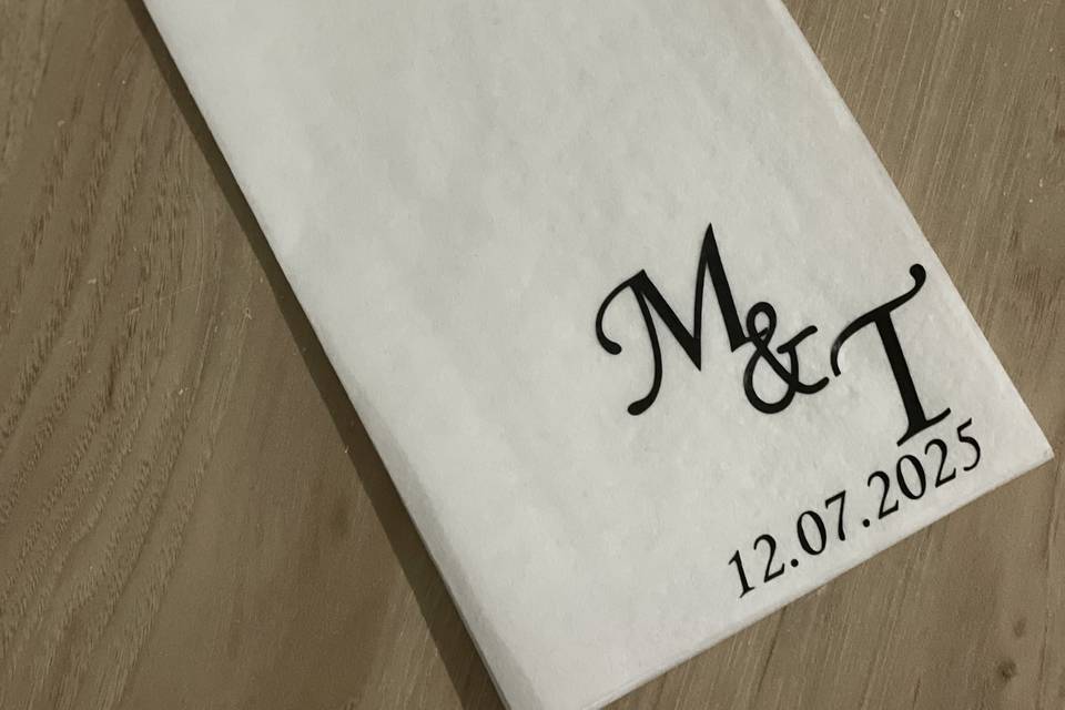 Serviette personnalisée