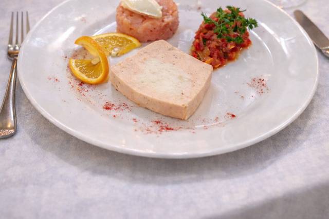 Terrine de saumon et lotte