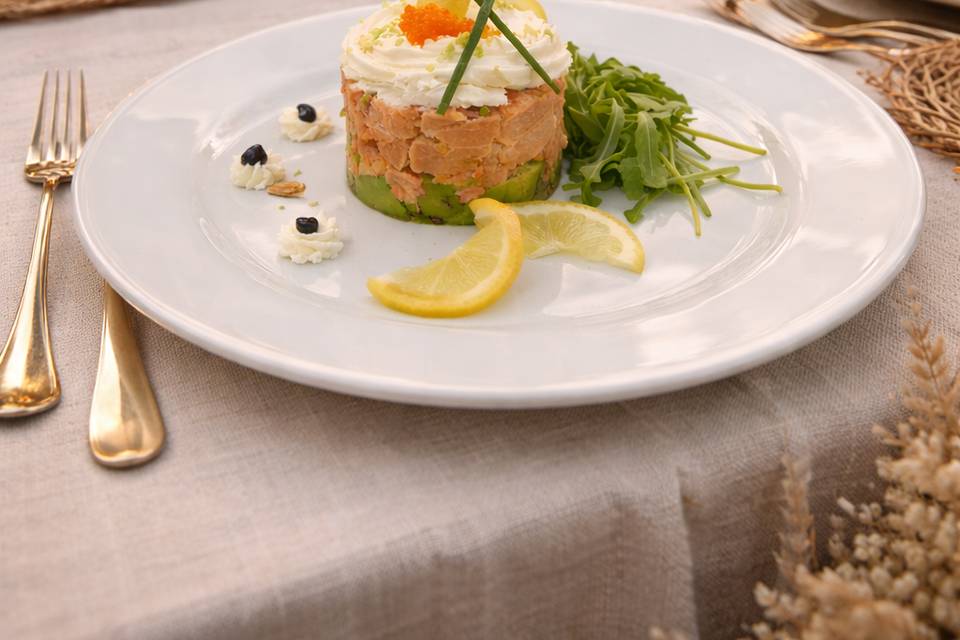 Tartare aux 2 saumons