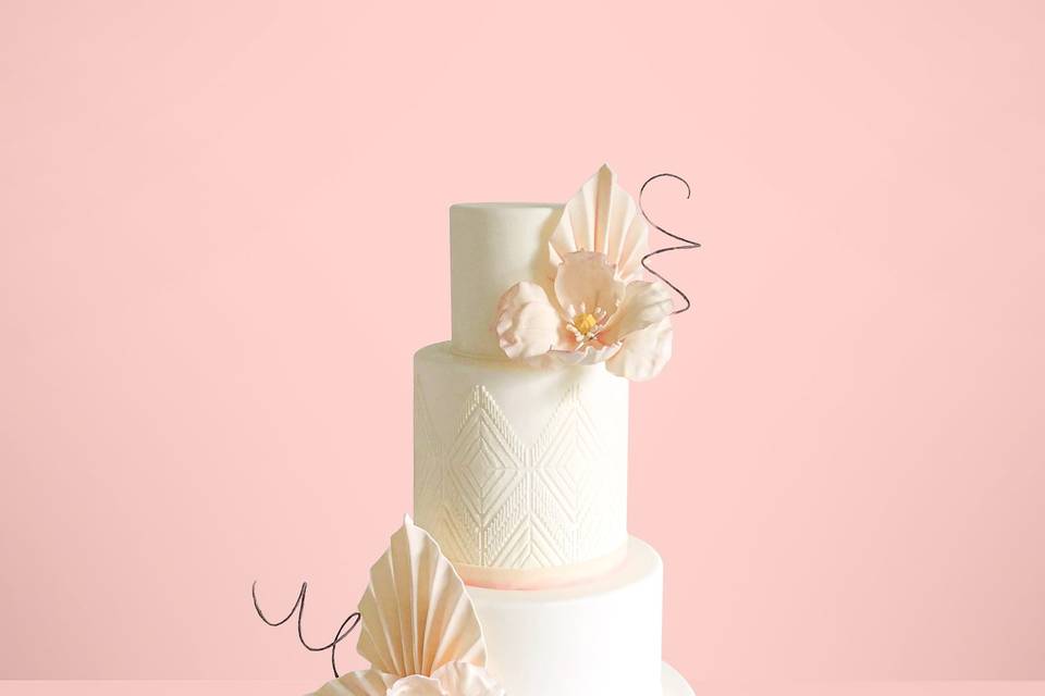 Wedding cake thème bohème