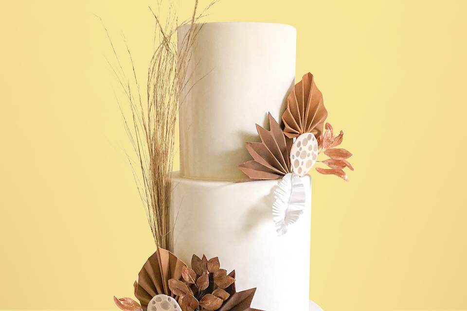 Wedding cake champêtre chic