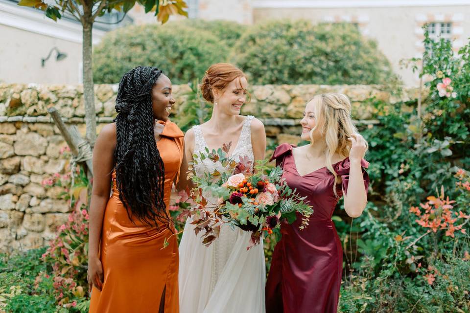 Bouquet de mariée automne