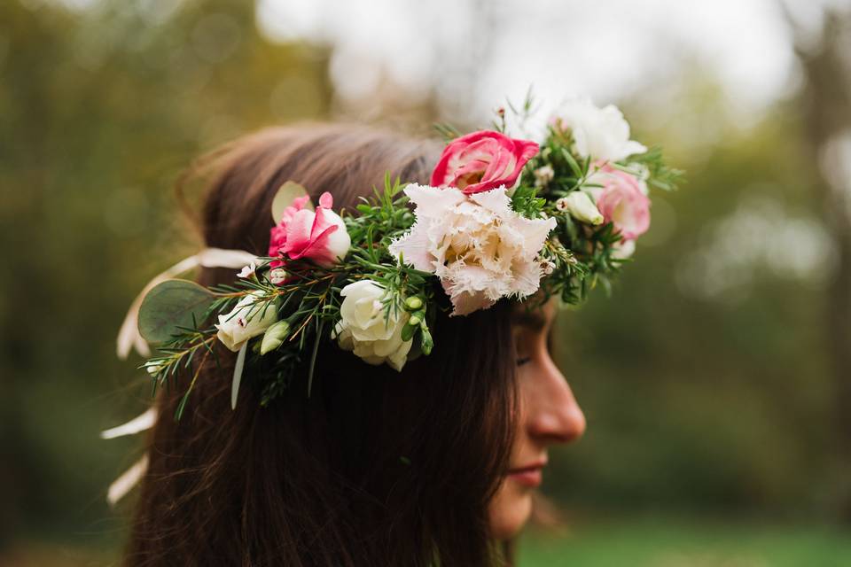 Couronne de fleurs