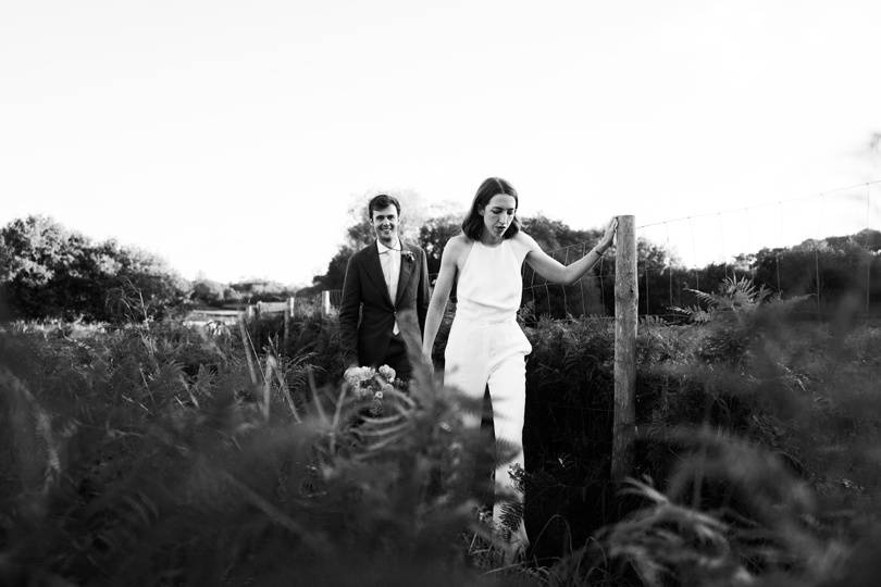 Séance couple Mariés NB